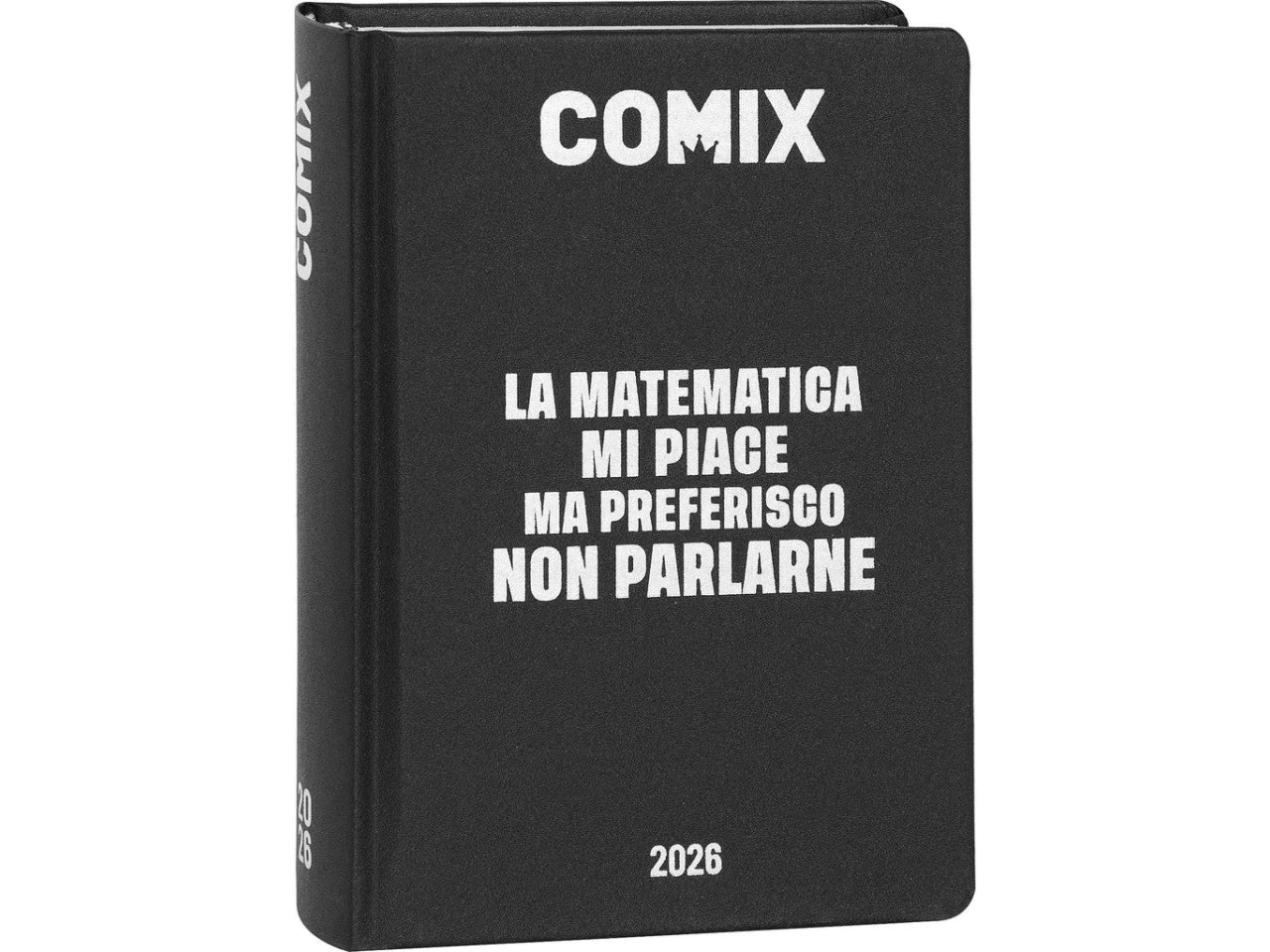 Agenda comix mignon2025/26 16 mesi black&silver