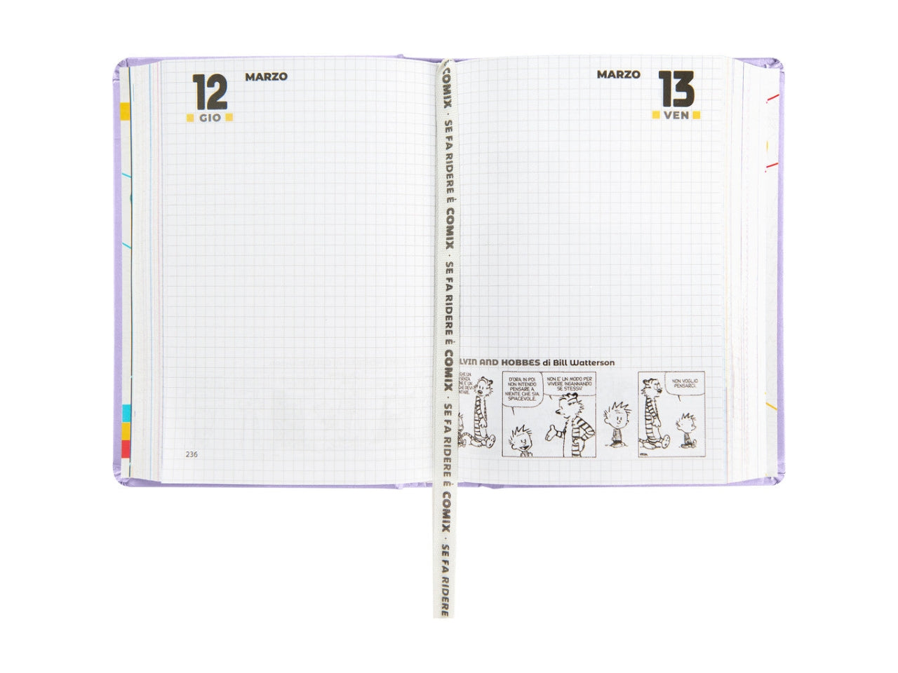 Agenda comix mignon 2025/26 16 mesi lilla