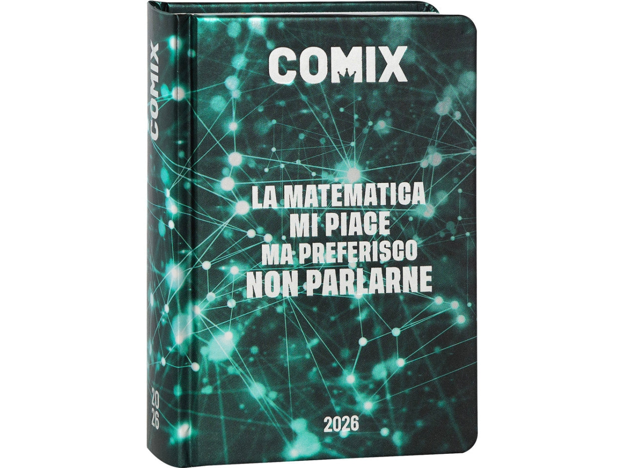 Agenda comix mignon2025/26 16 mesi electric green