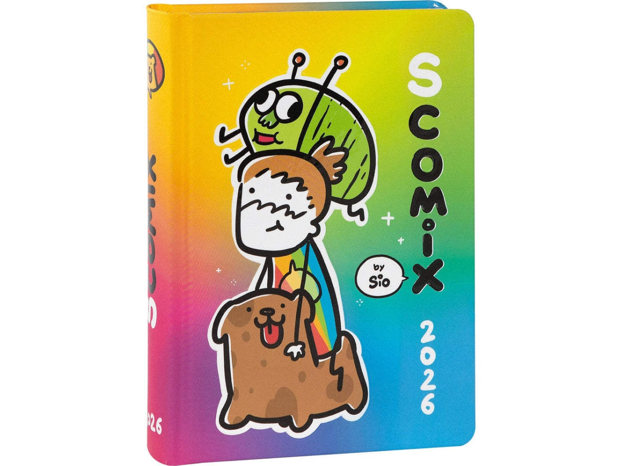 Agenda scomix medium 2025/26 16 mesi disegno