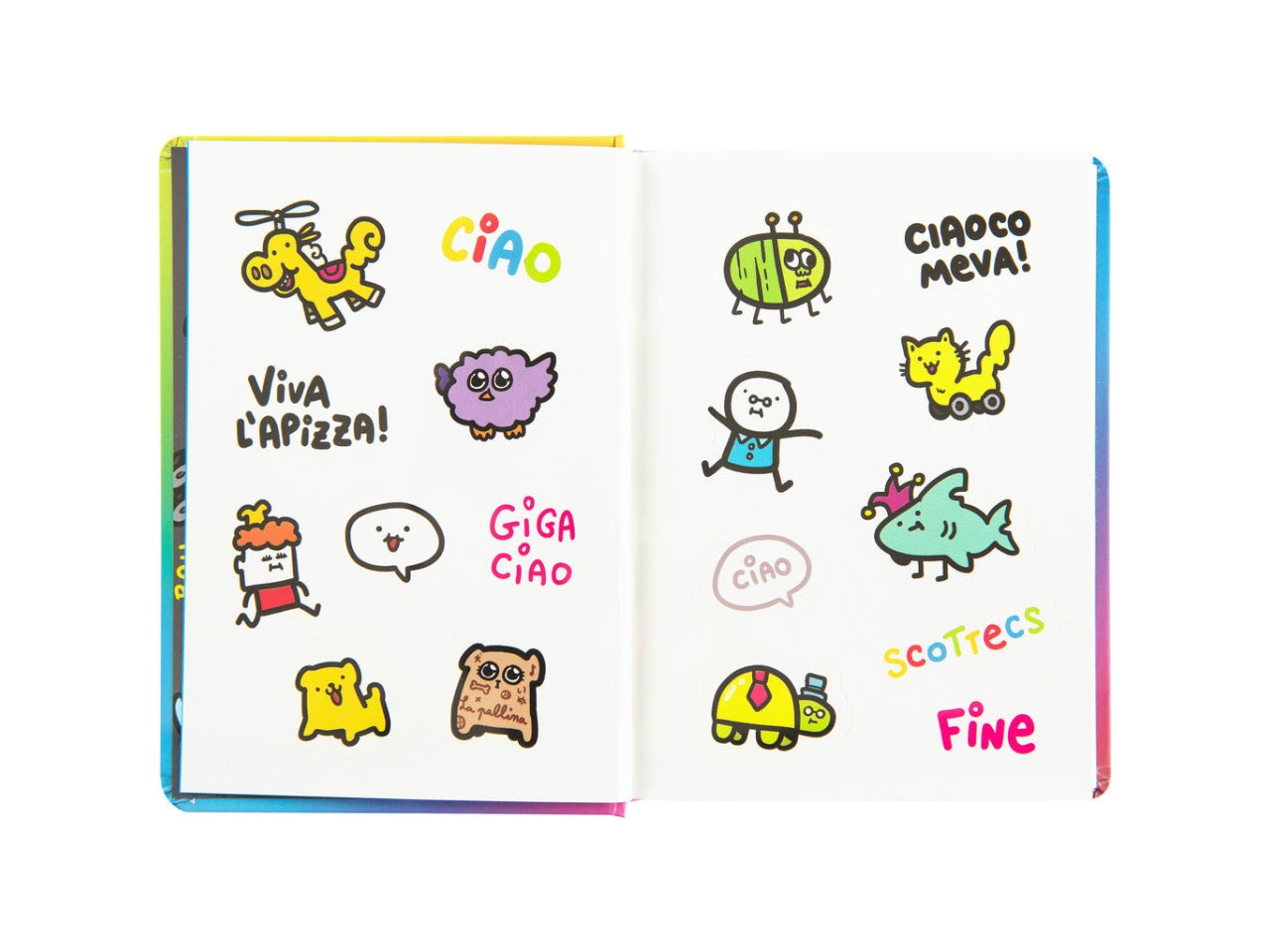 Agenda scomix medium 2025/26 16 mesi disegno