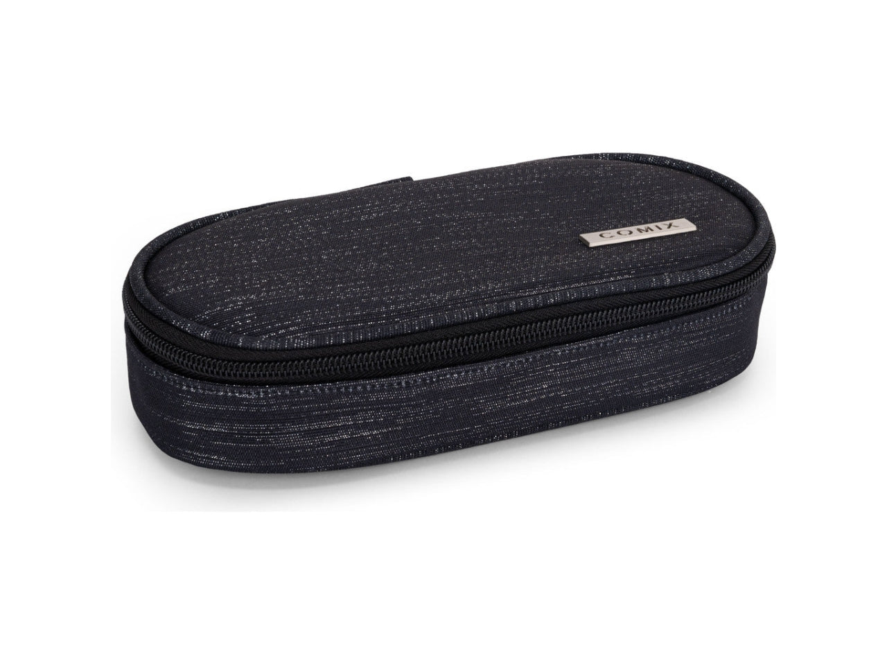 Comix lurex astuccio ovale organizzato nero