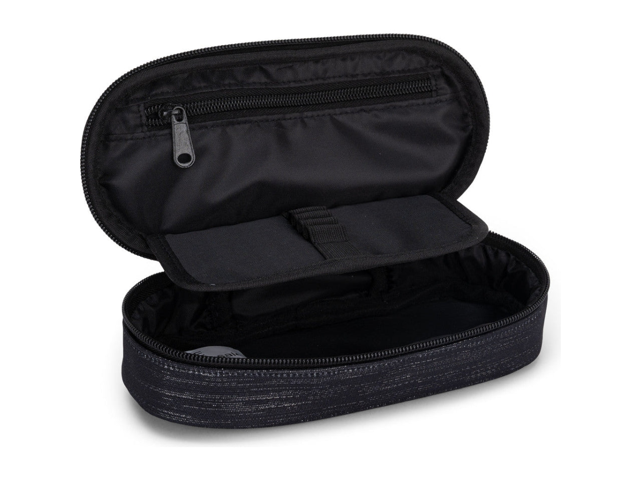 Comix lurex astuccio ovale organizzato nero