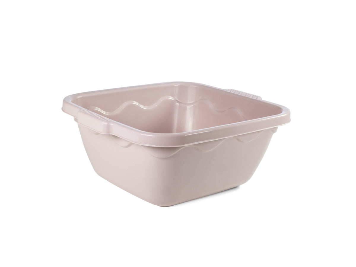 Bacinella vulcano quadra 30lt rosa cipria
