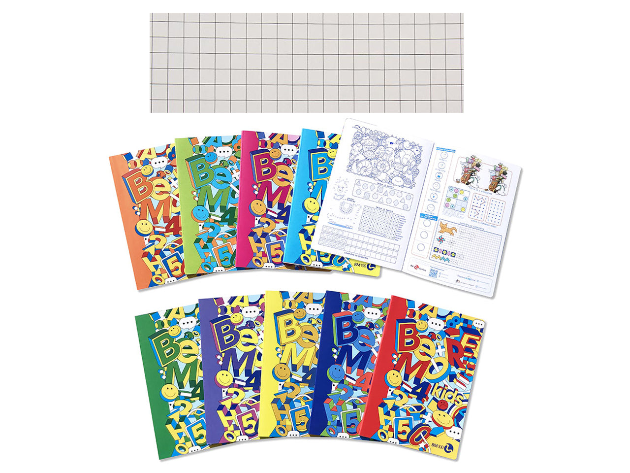 Quaderno maxi kids 100gr confezione da 10 pezzi rigatura 5mm