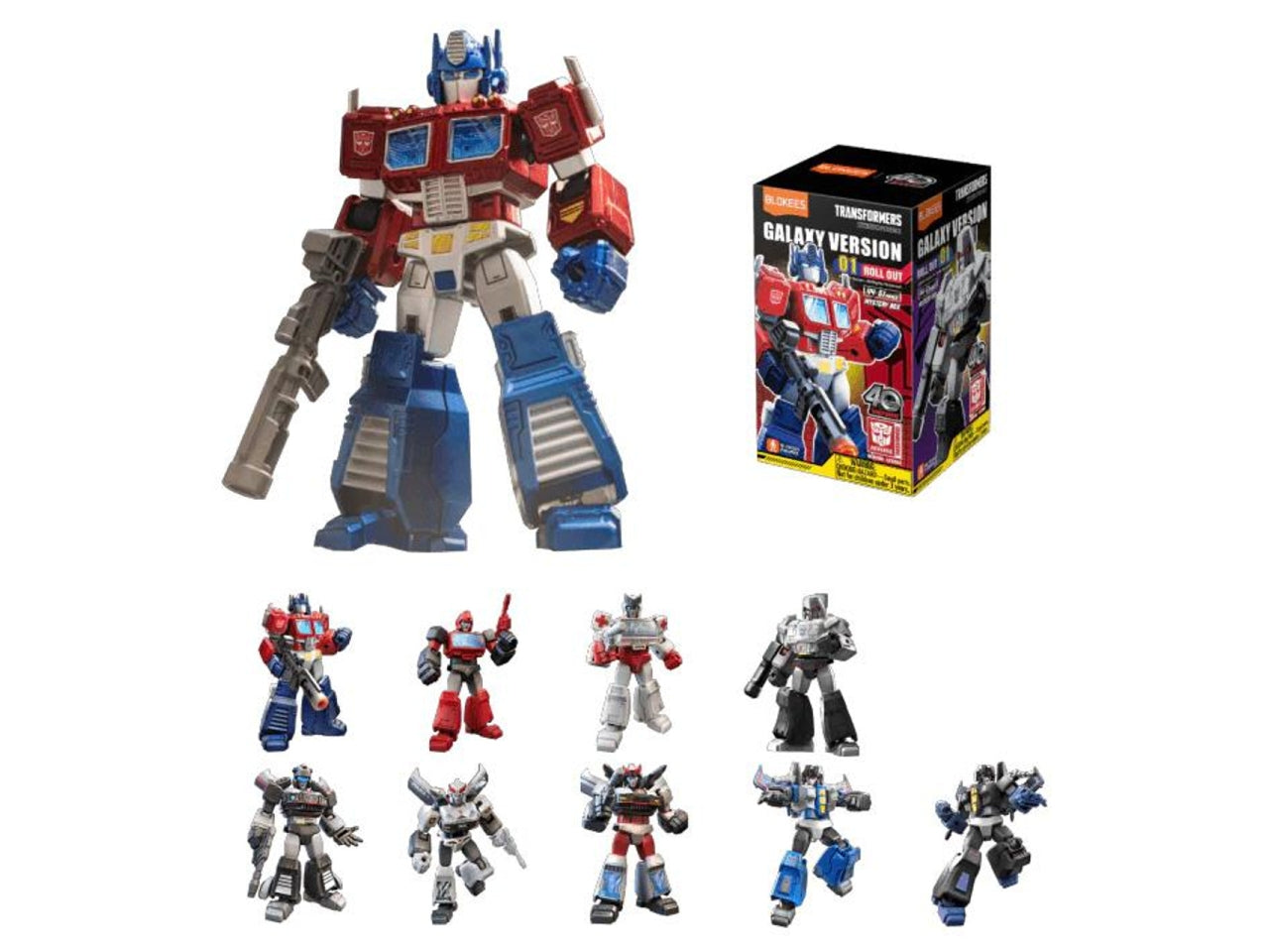 Blokees Figures - Transformers - Galaxy Version 01 - Roll Out