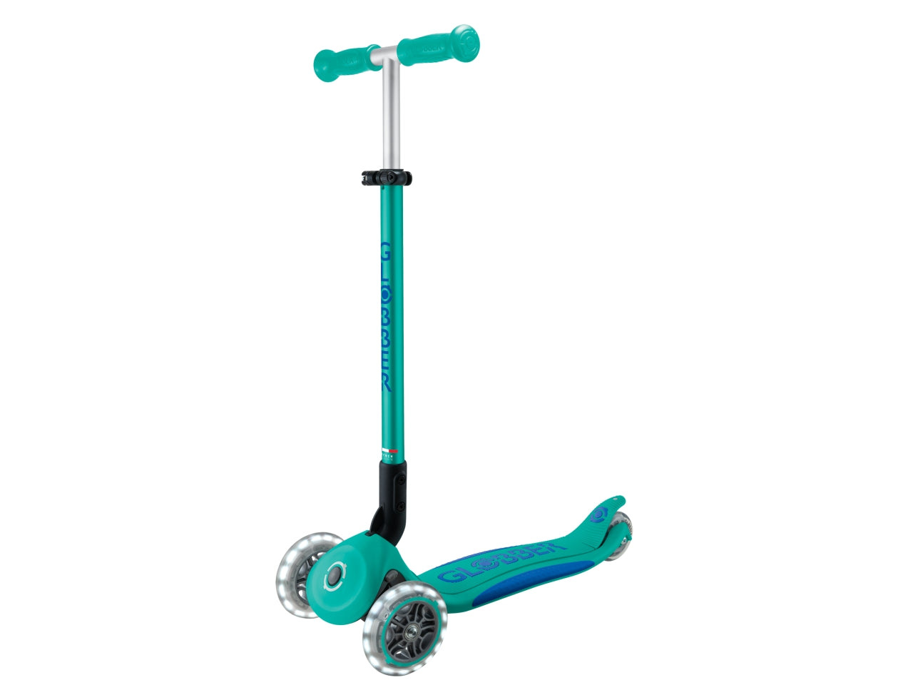 Globber - Primo Foldable Plus Light monopattino - Emerald Green-Navy Blue
