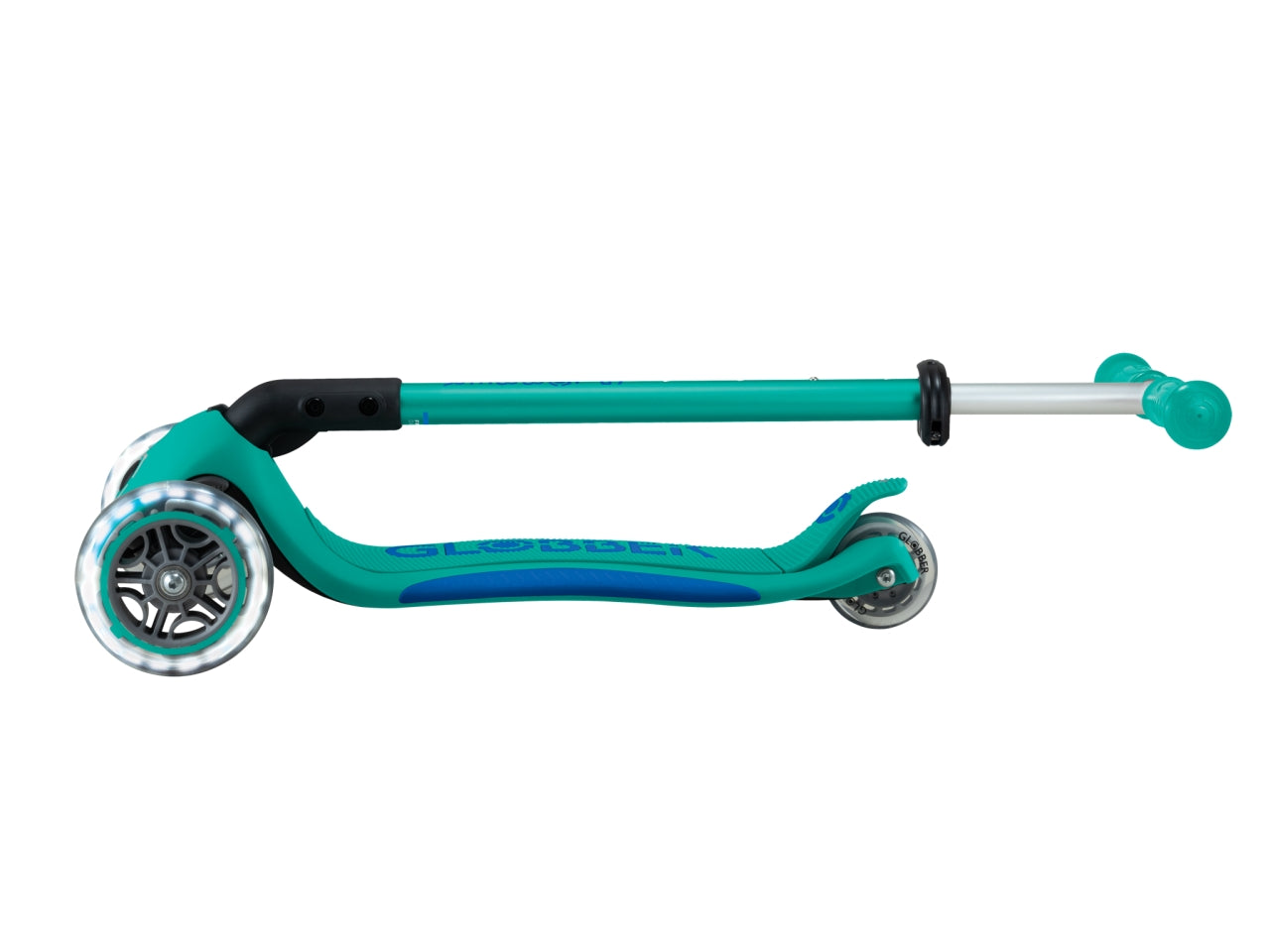 Globber - Primo Foldable Plus Light monopattino - Emerald Green-Navy Blue