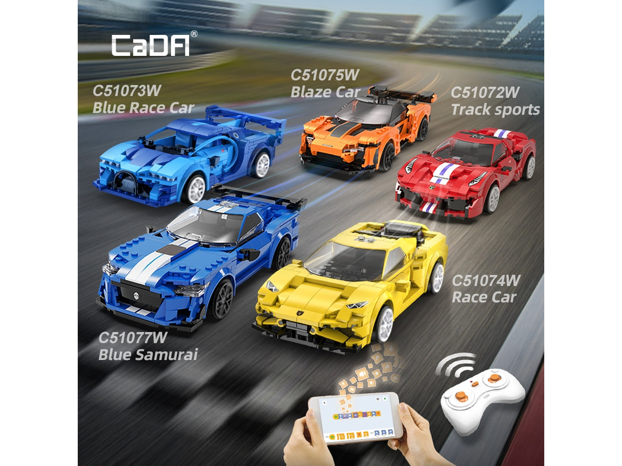 Cada - 488 Super Car radiocomandata - 306 pezzi