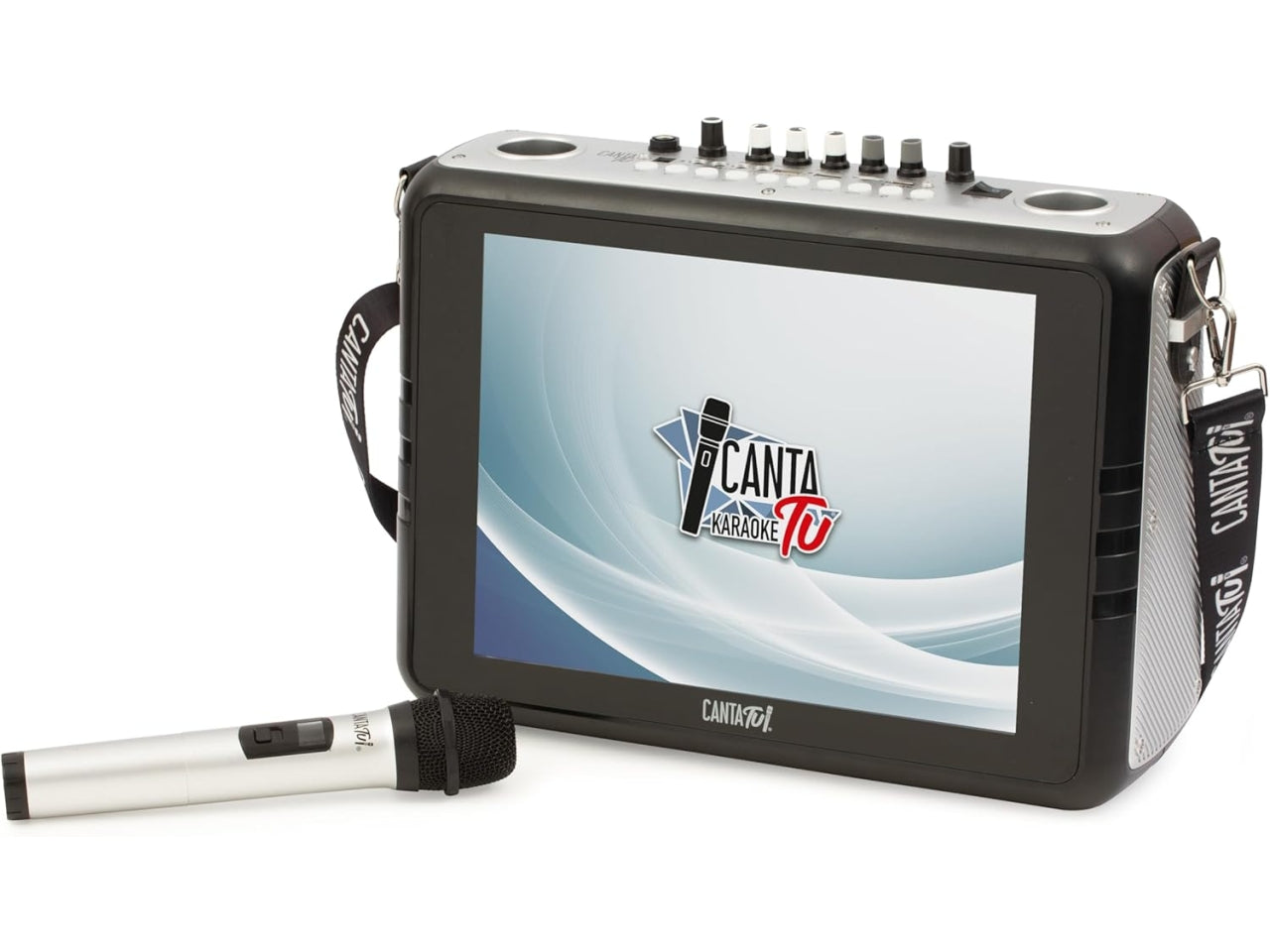 Canta tu portatile con microfono