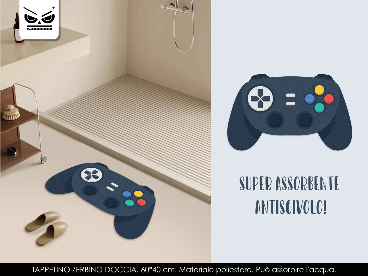 Tappetino joystick antiscivolo extra assorbente
