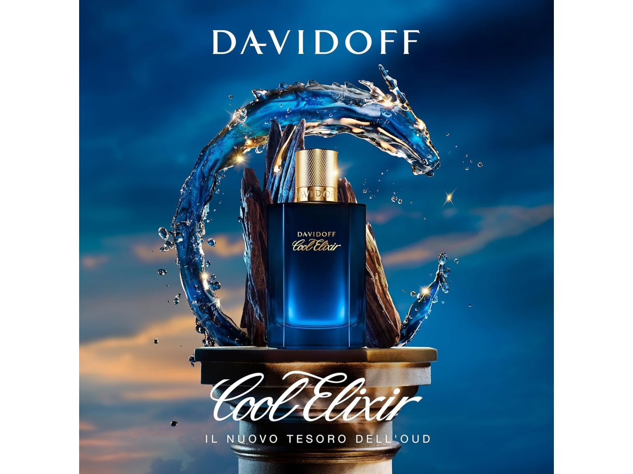 Davidoff cool elixir oud aromatique parfum intense formato da 100ml $