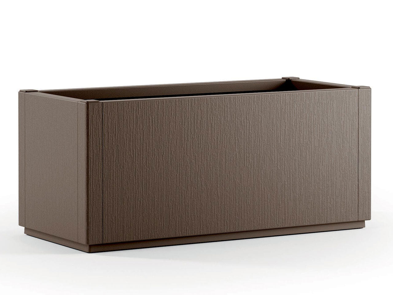 Ethica fioriera rettangolare 80l 80x36xh.35cm tortora
