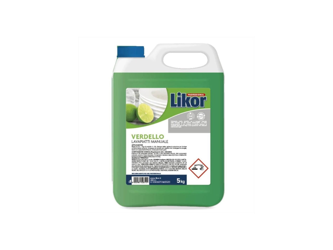 Likor verdello lavapiatti professionale manuale 5kg $