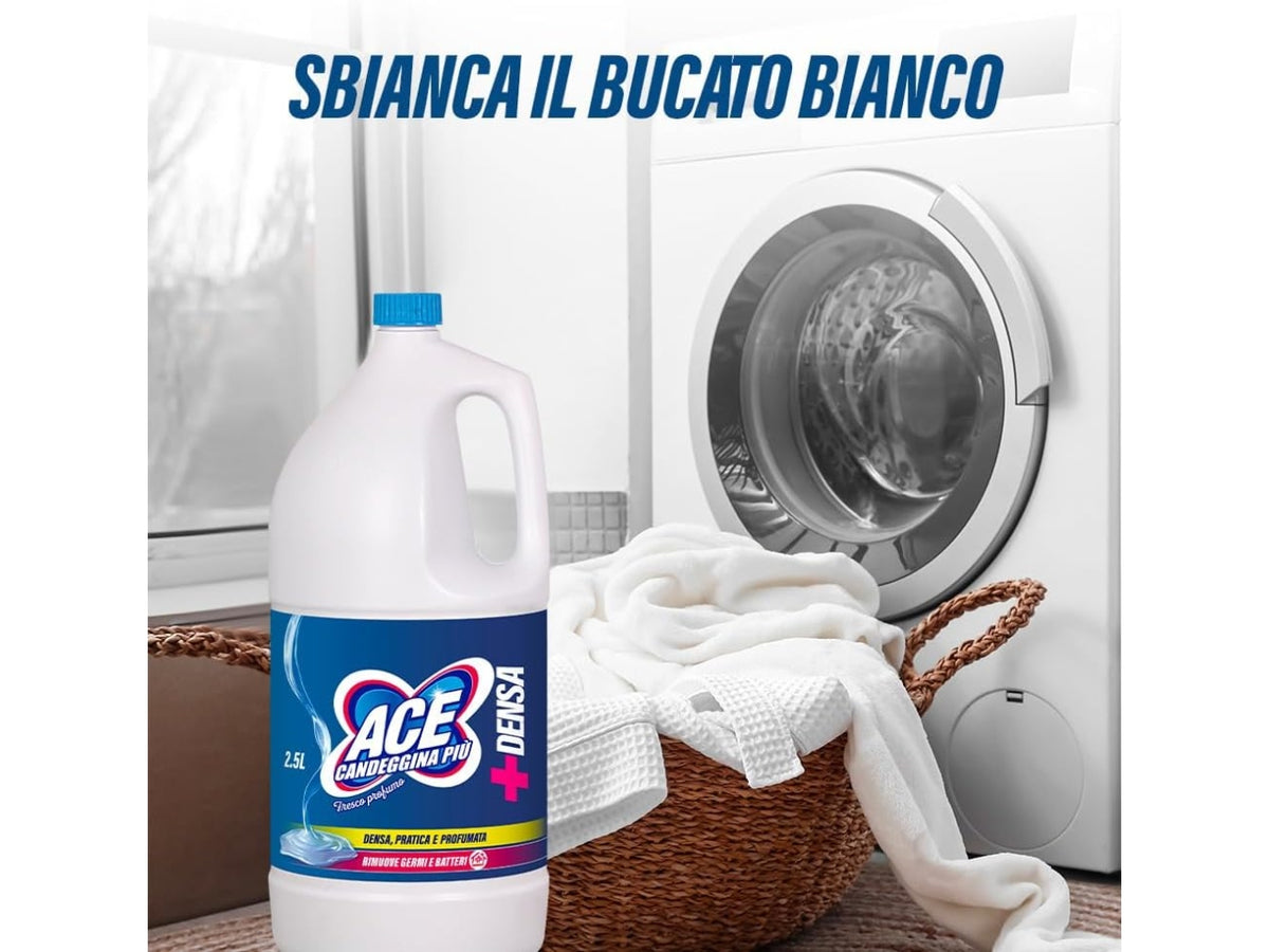 Ace candeggina denso più blu formato da 2,5lt $