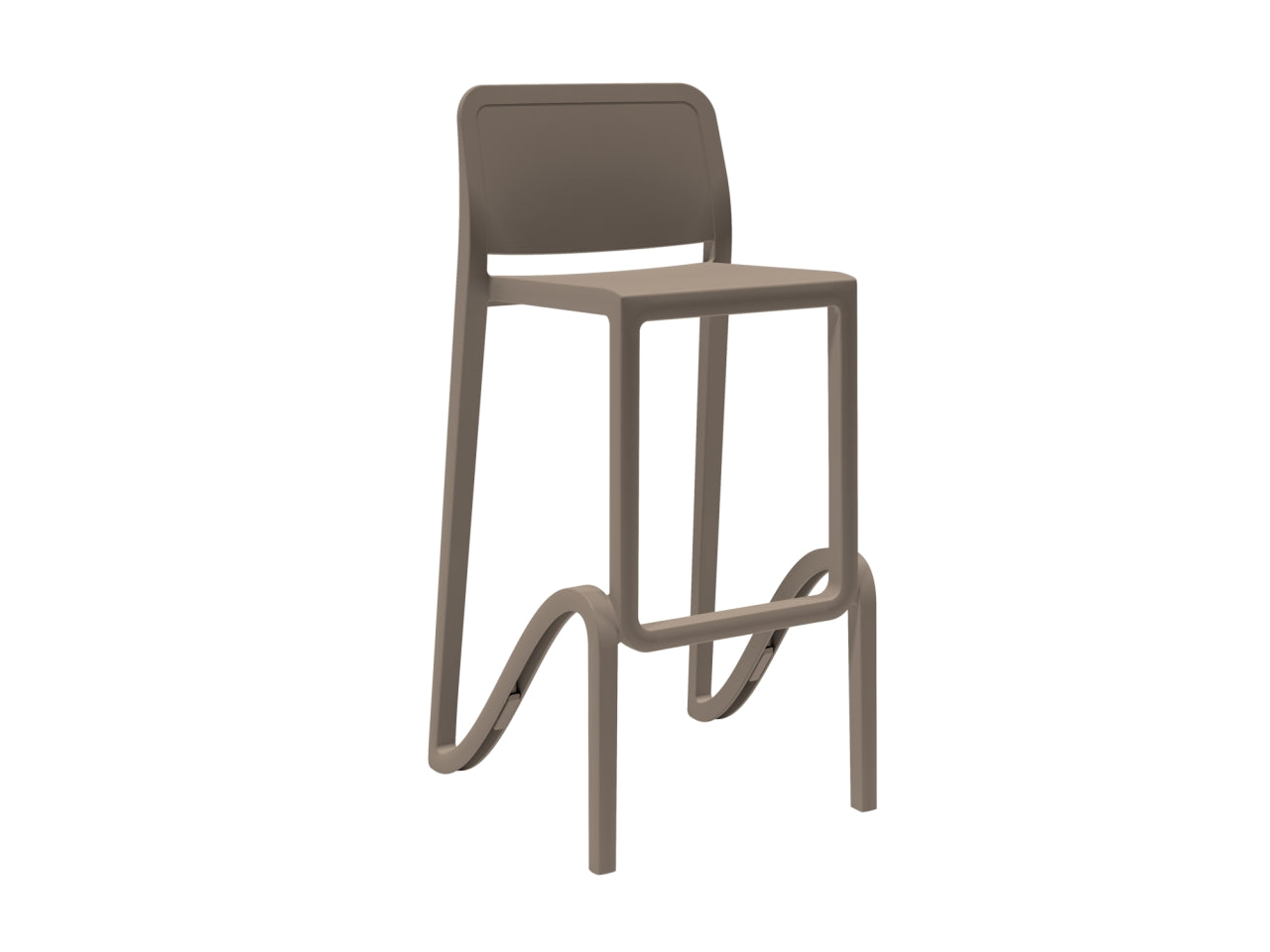 Giano sgabello 75 tortora