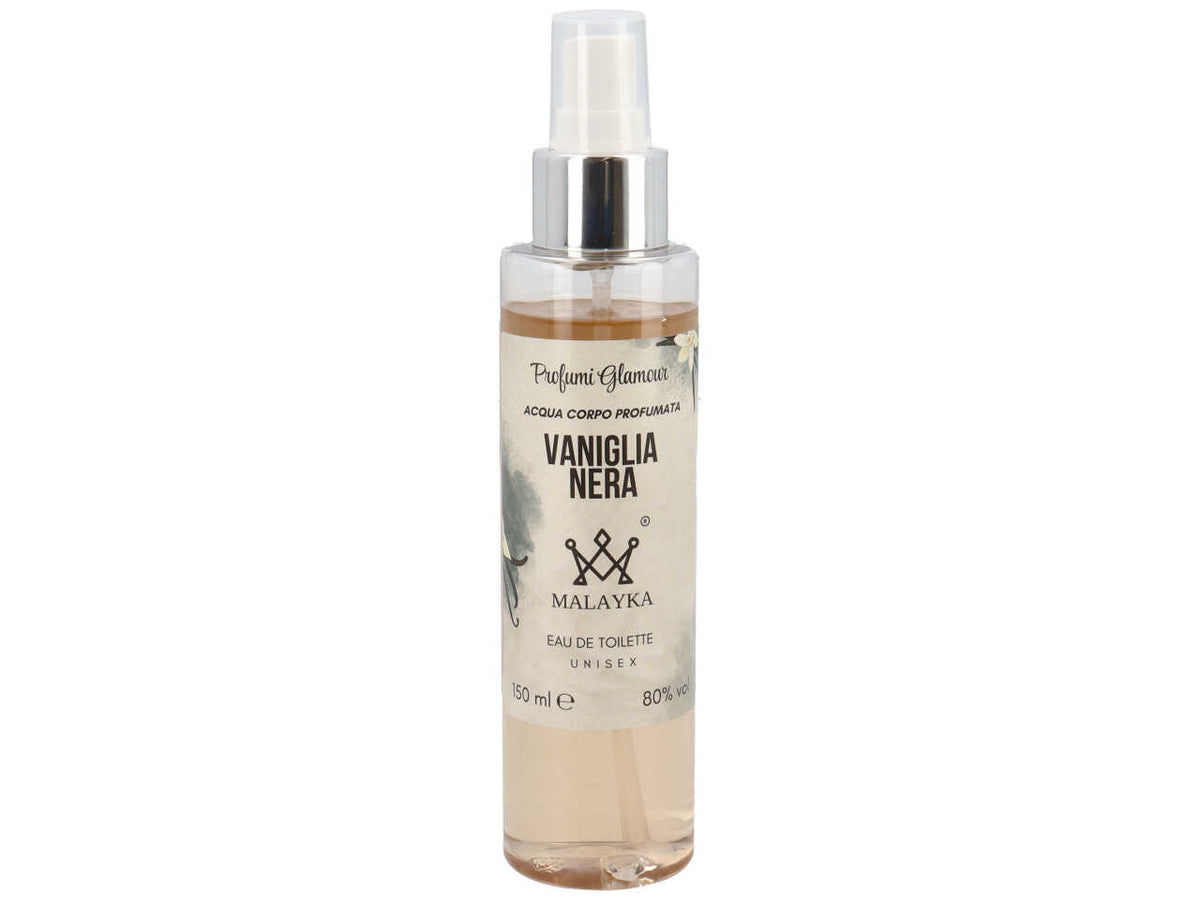 Acqua profumata unisex 150ml Vaniglia Nera $