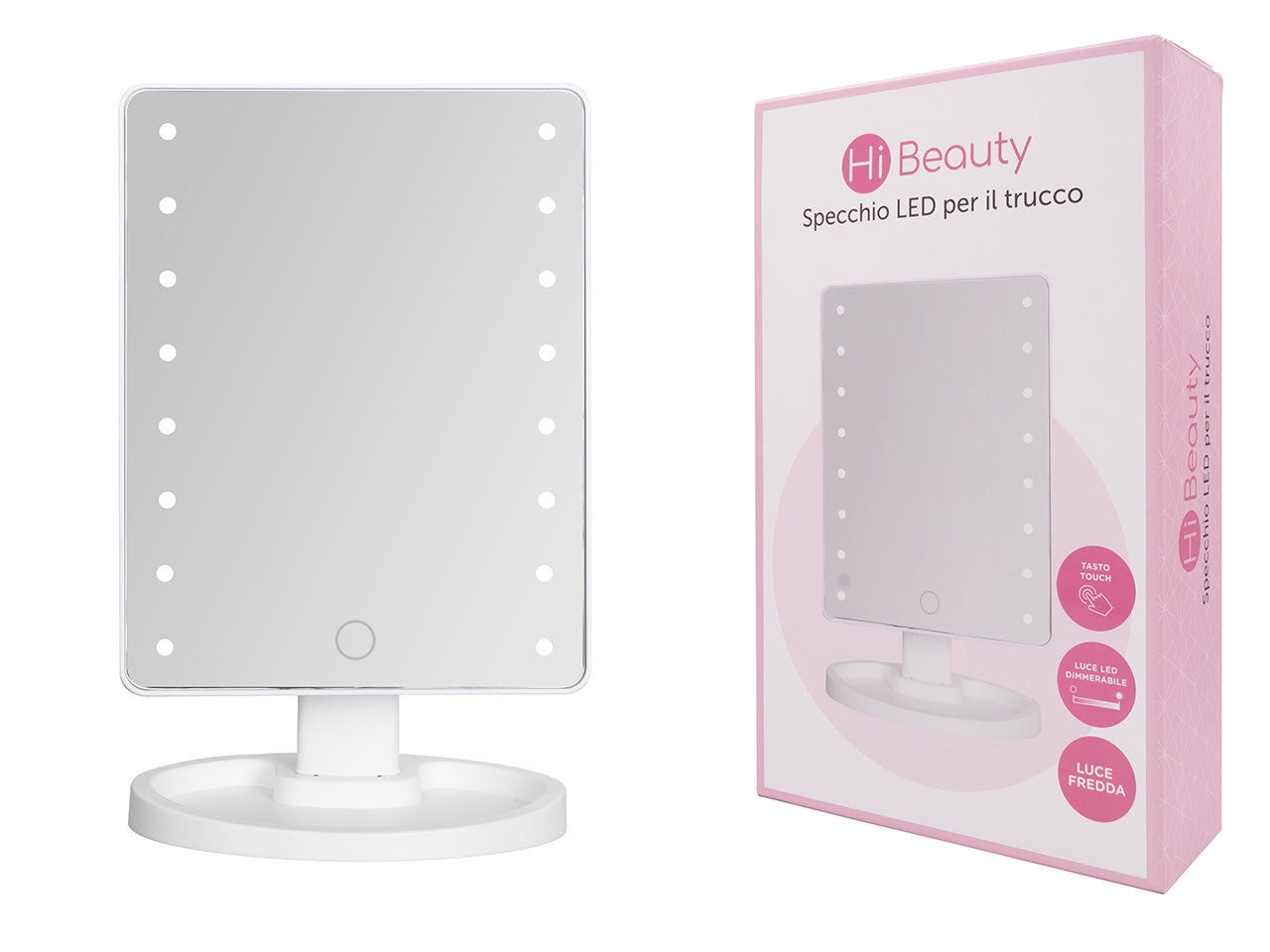 Specchio led rettangolare