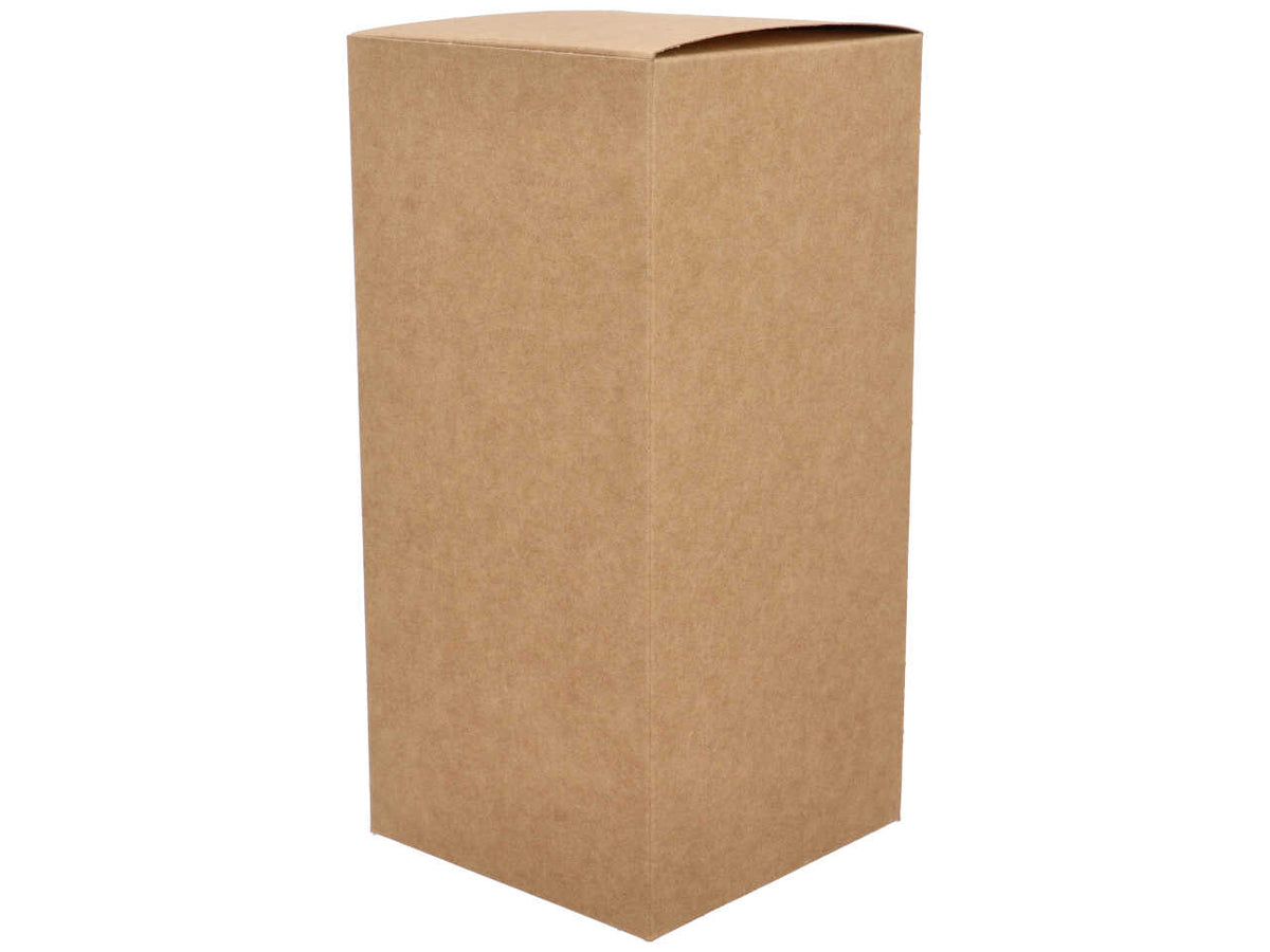 Scatola con coperchio avana 12X12X25cm