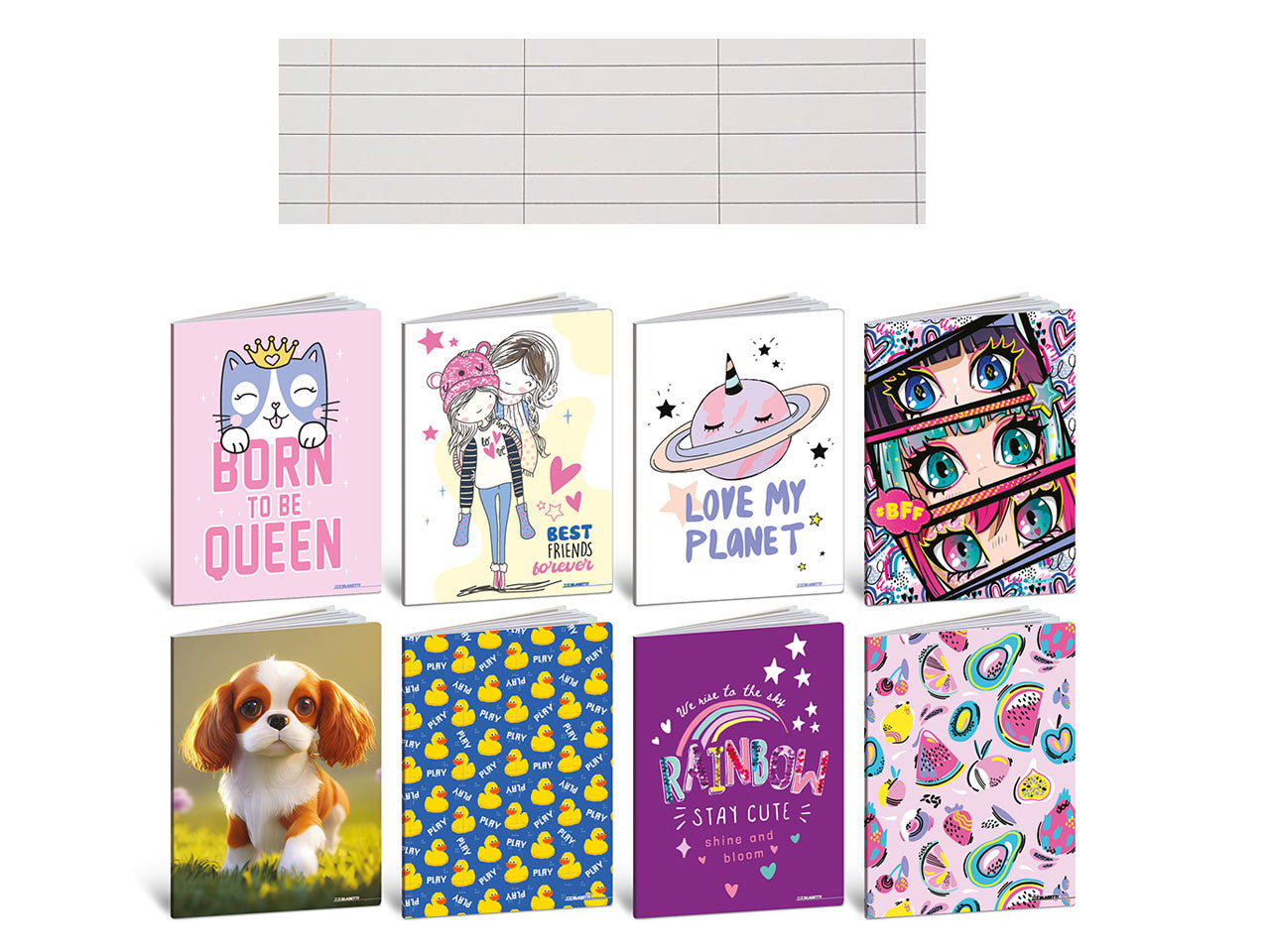 Quaderno maxi kid girl 20fg+1 confezione da 10 pezzi rigatura A
