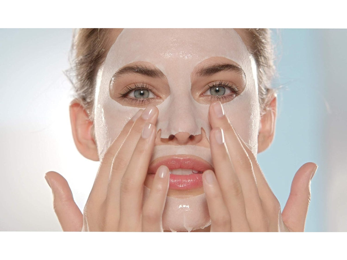 Garnier maschera viso in tessuto hydrabomb blu rimpolpante