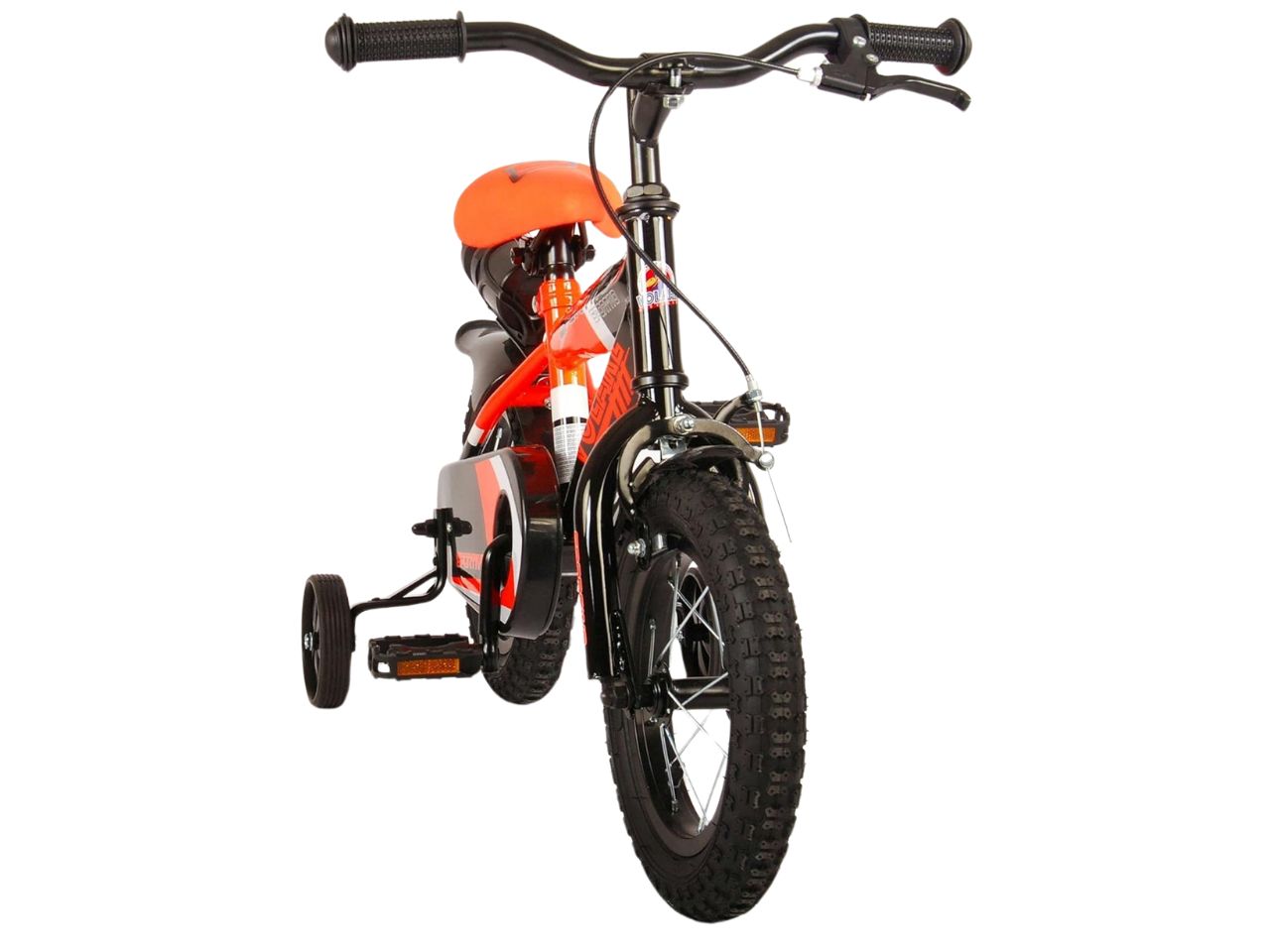 Bicicletta bimbo sportivo 12 arancione/nero