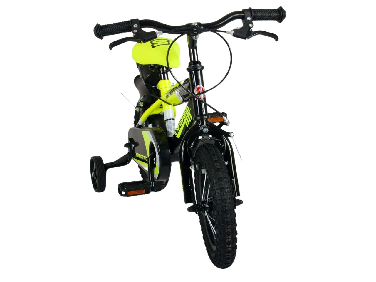 Bicicletta bimbo sportivo 12 giallo/nero