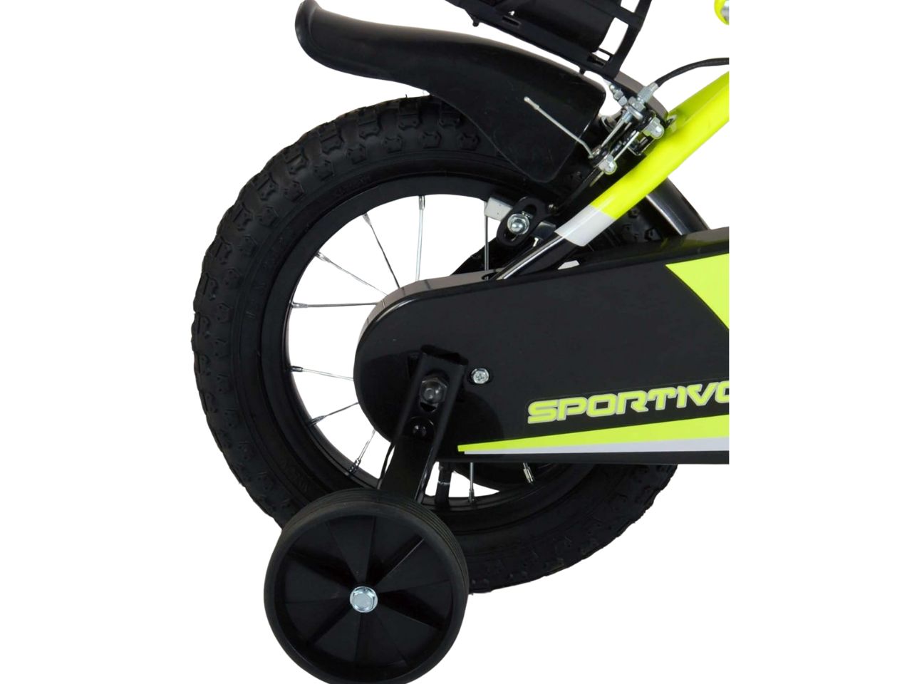 Bicicletta bimbo sportivo 12 giallo/nero