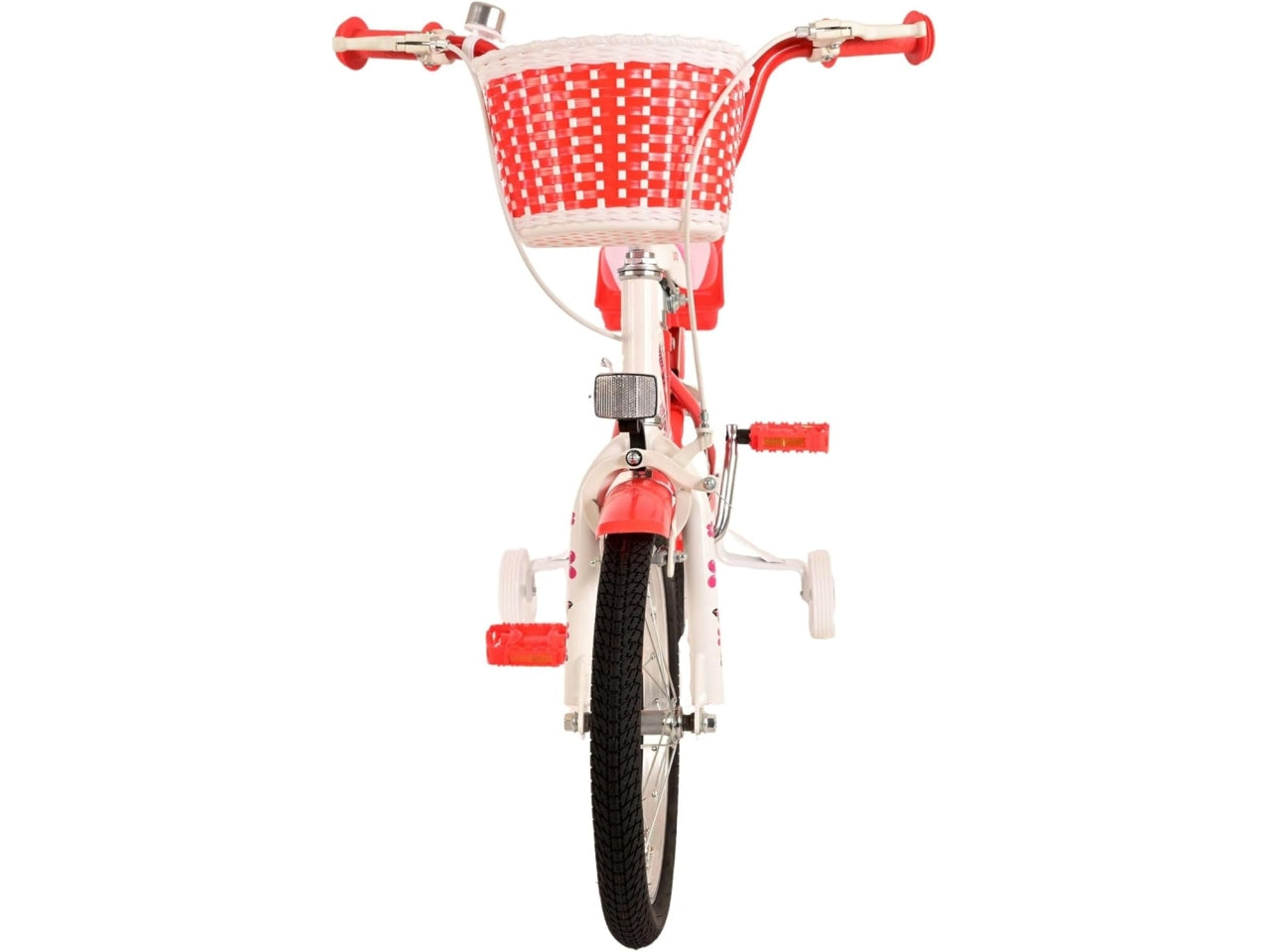 Bicicletta bimba volare 16 lovely rosso/bianco