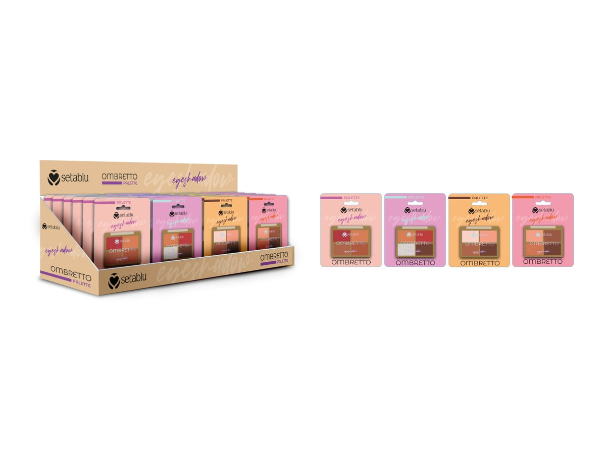 Palette ombretti 4 colori