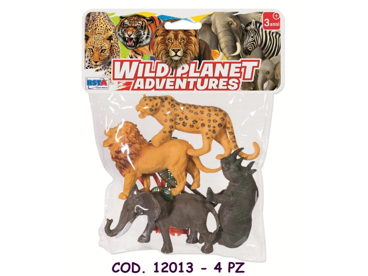 Set di 4 animali selvaggi