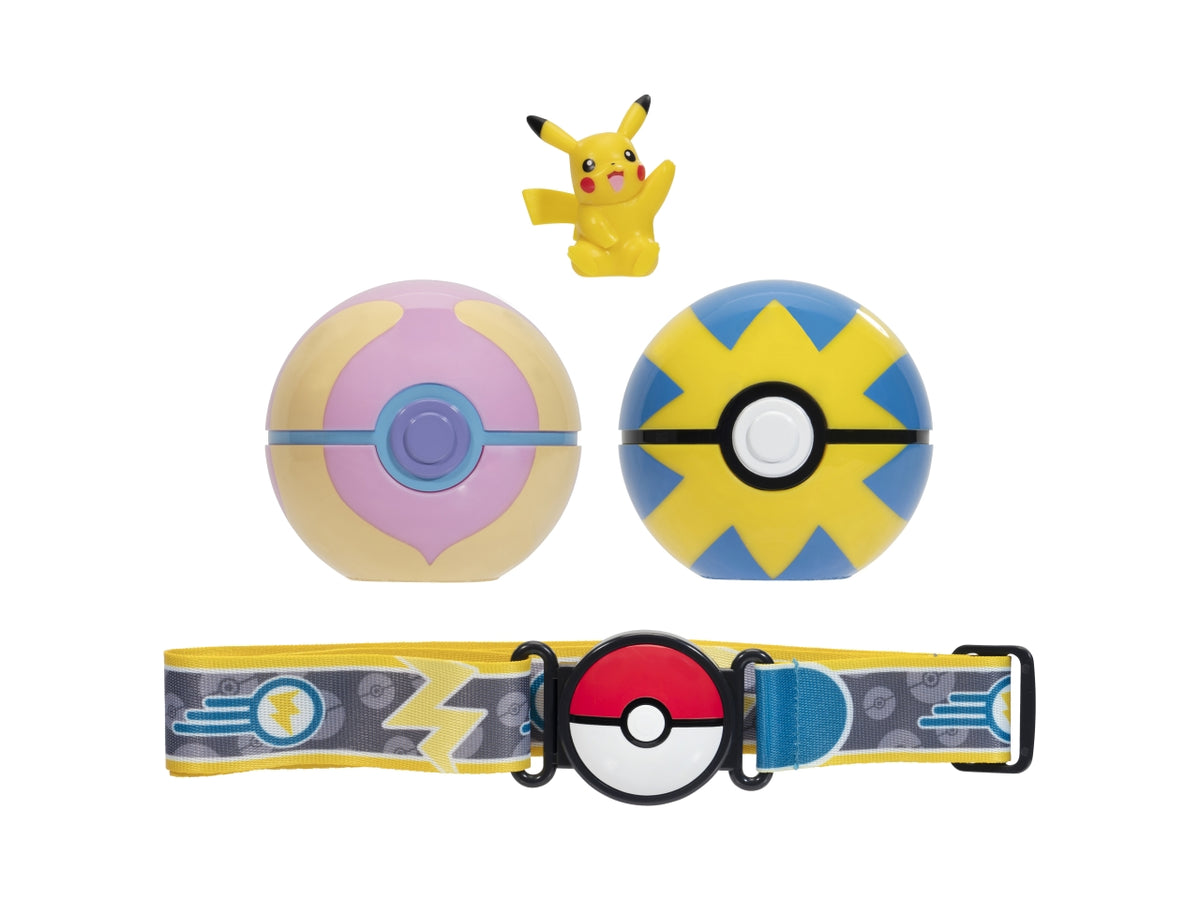 Pokémon Clip 'n' Go Poké Ball Set Cintura Pikachu