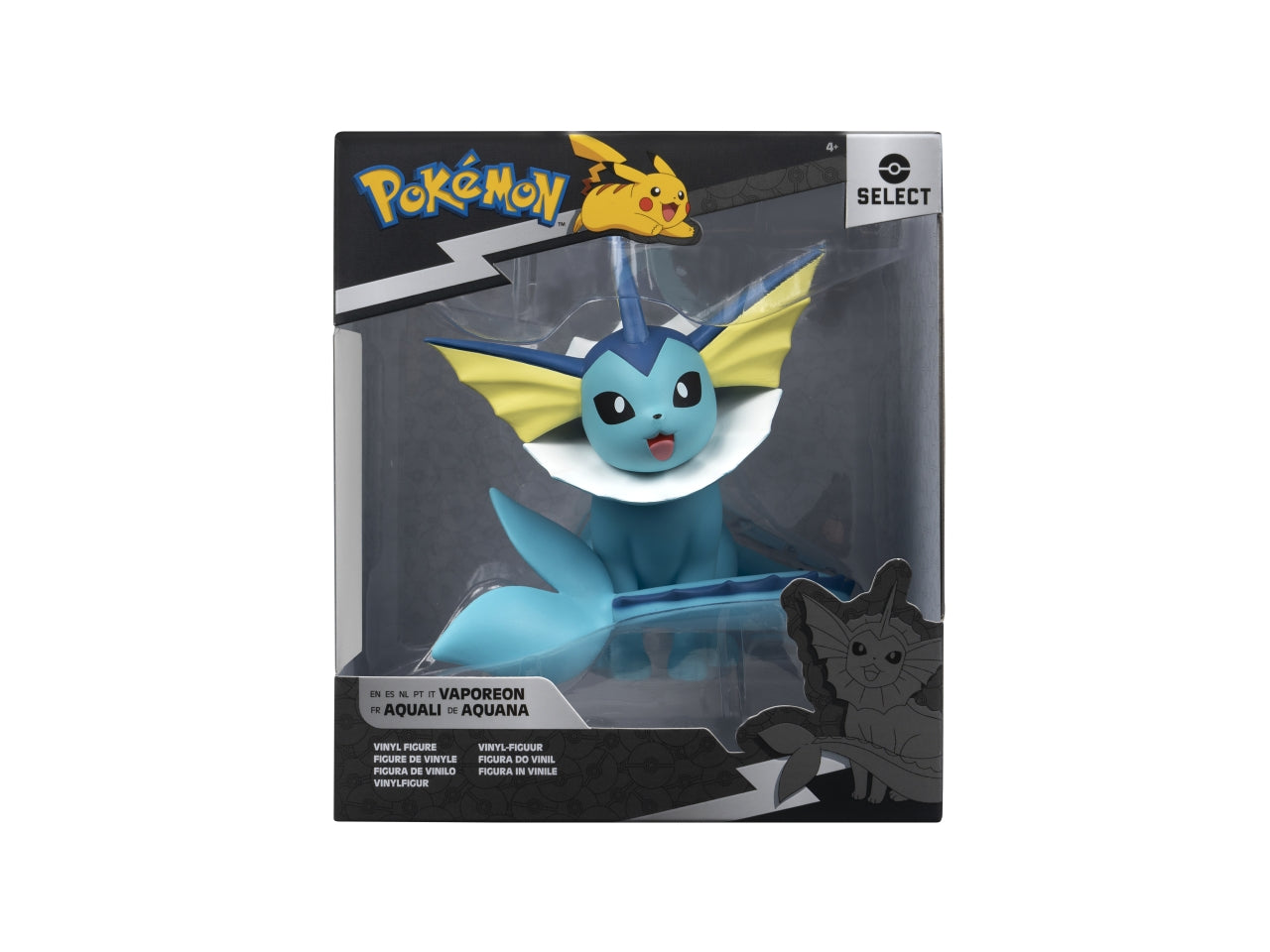 Pokémon Select - Vinile 12cm Vaporeon