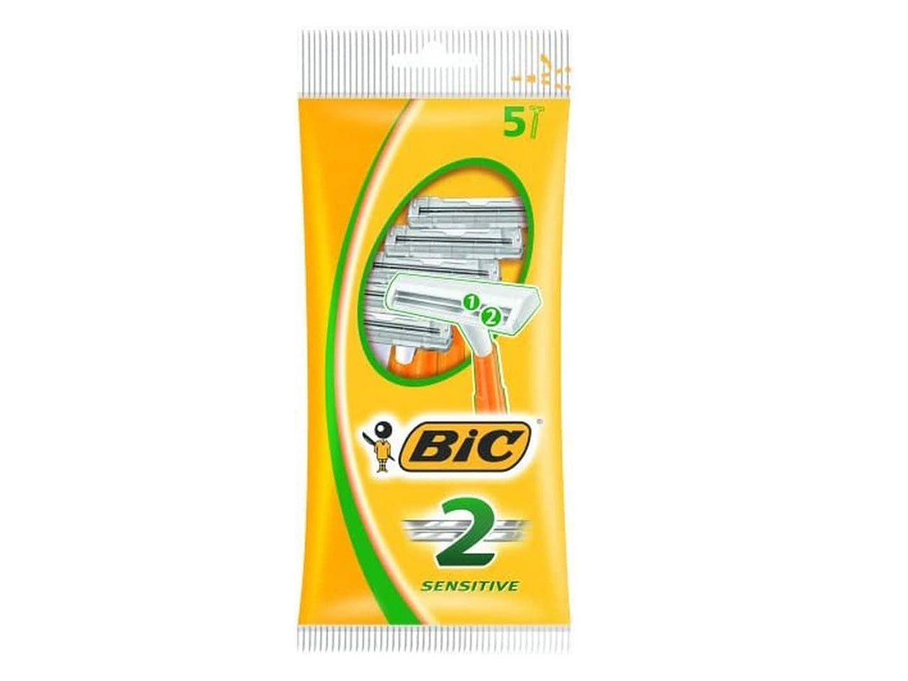 Rasoio monouso bic sensitive 2 confezione da 5 pezzi $