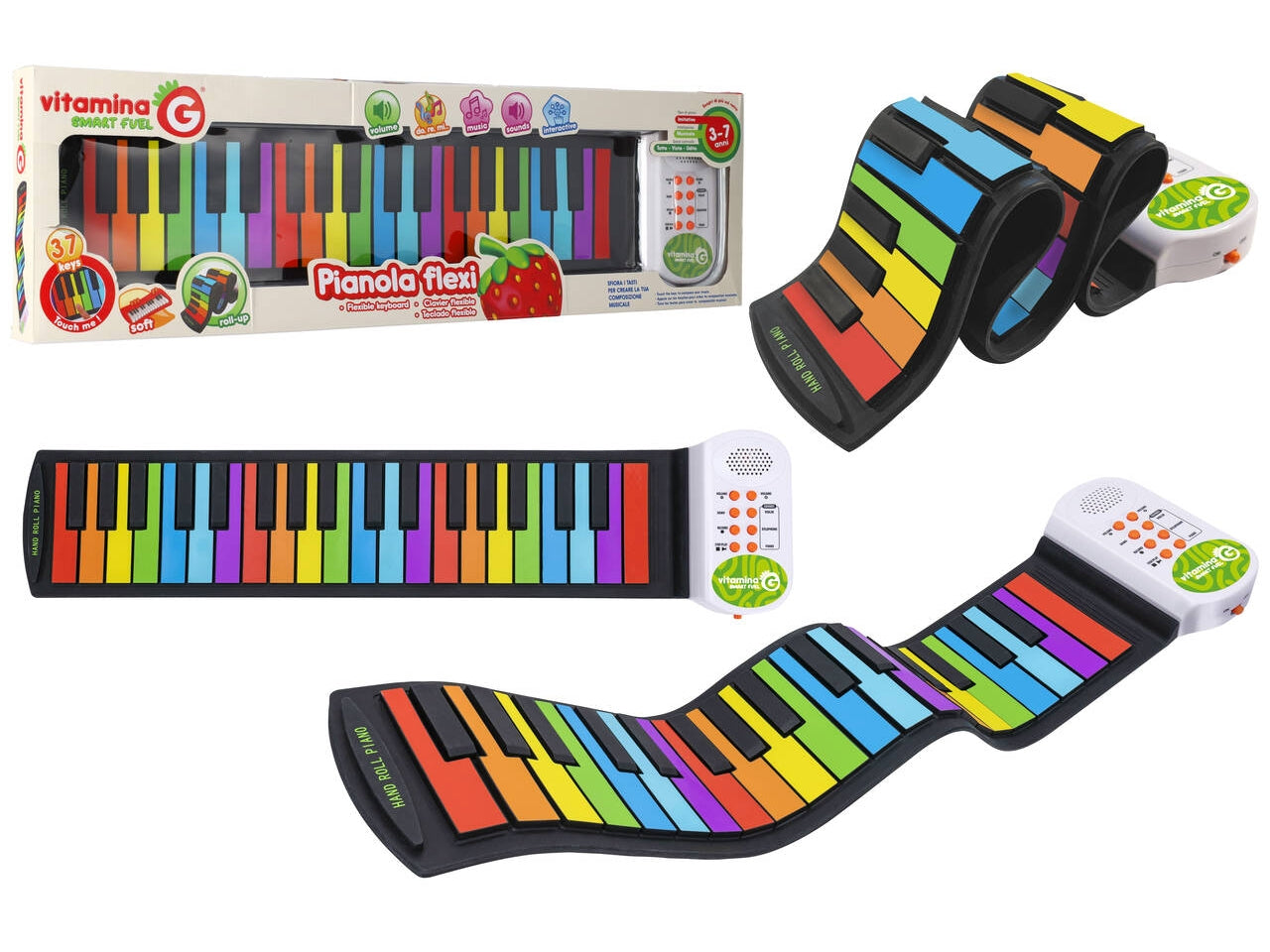 Vitamina G pianola pieghevole con 37 tasti