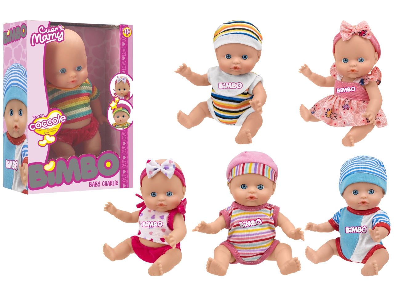 Bimbo bambola 20cm assortiti
