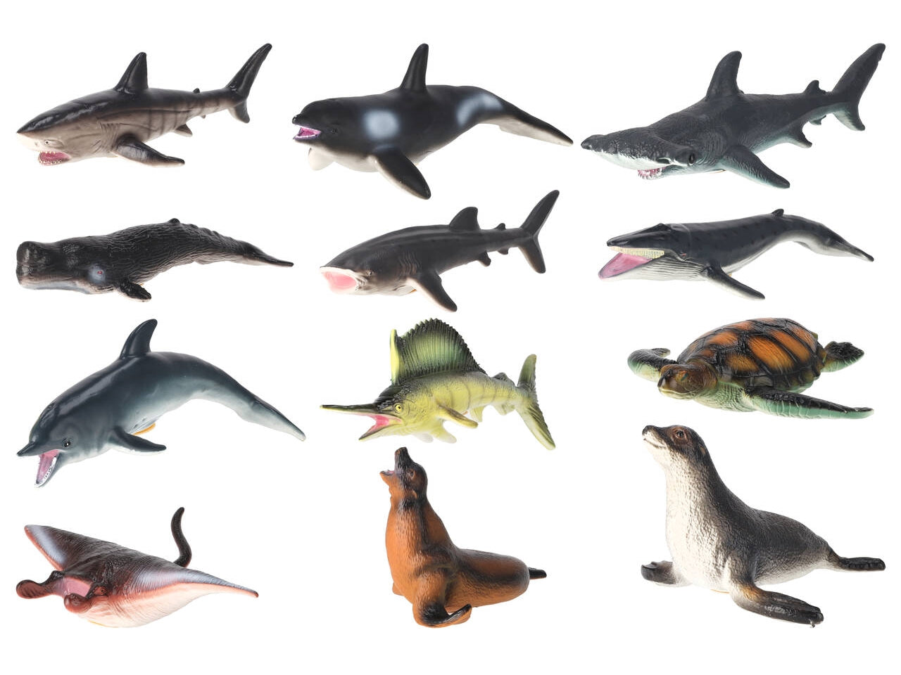 Anymals' mates animali soffici marini 30x11cm assortiti