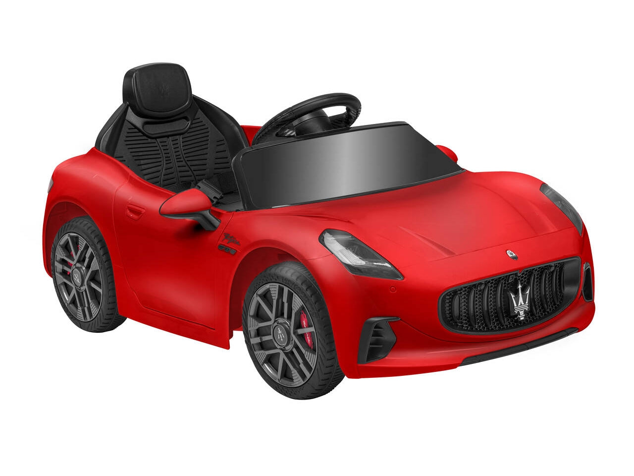 E-spidko auto Maserati granturismo batteria li-ion 12v di colore rosso