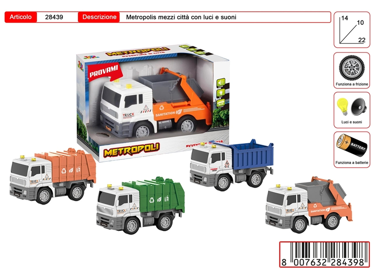Metropoli camion gitta