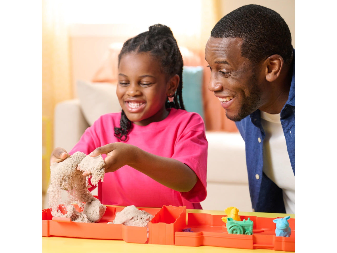 Kinetic sand playset la prima fattoria
