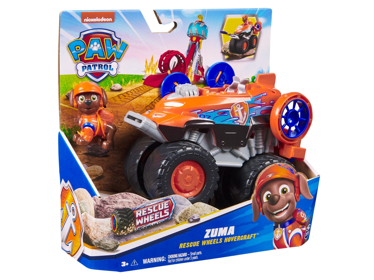 Paw patrol veicolo tematizzato rescue wheels zuma