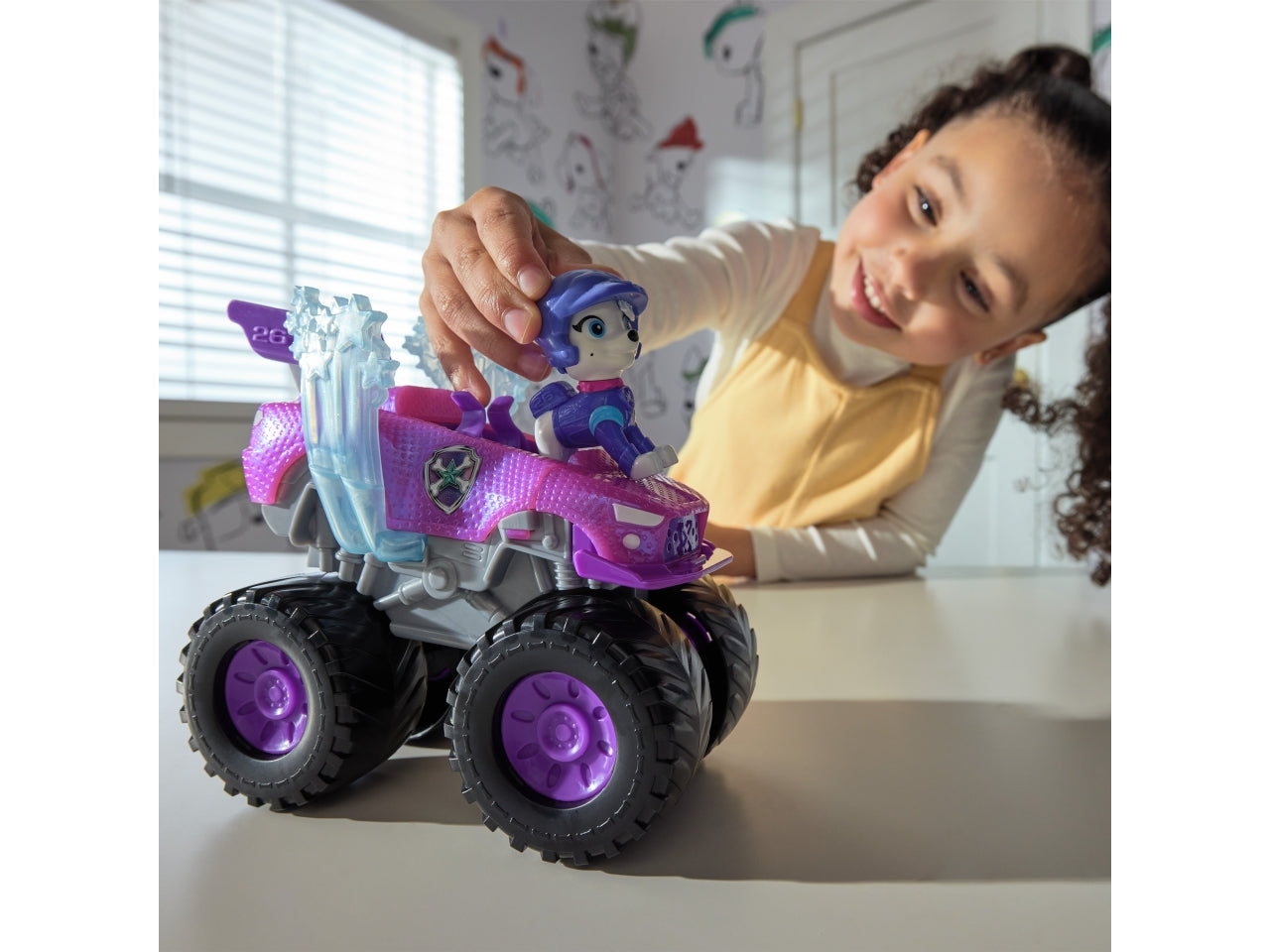 Paw patrol veicolo tematizzato rescue wheels roxi