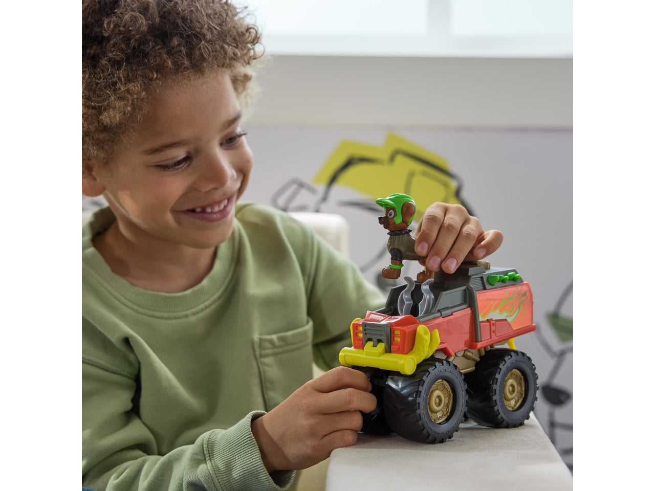 Paw patrol veicolo tematizzato rescue wheels boomer