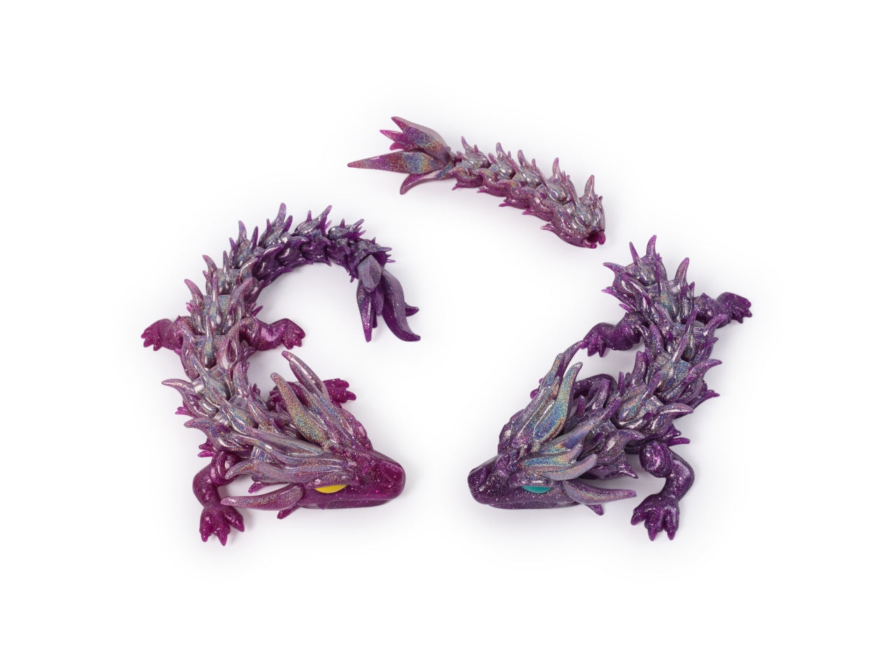 Crystalynx dragons 6 uova assortiti
