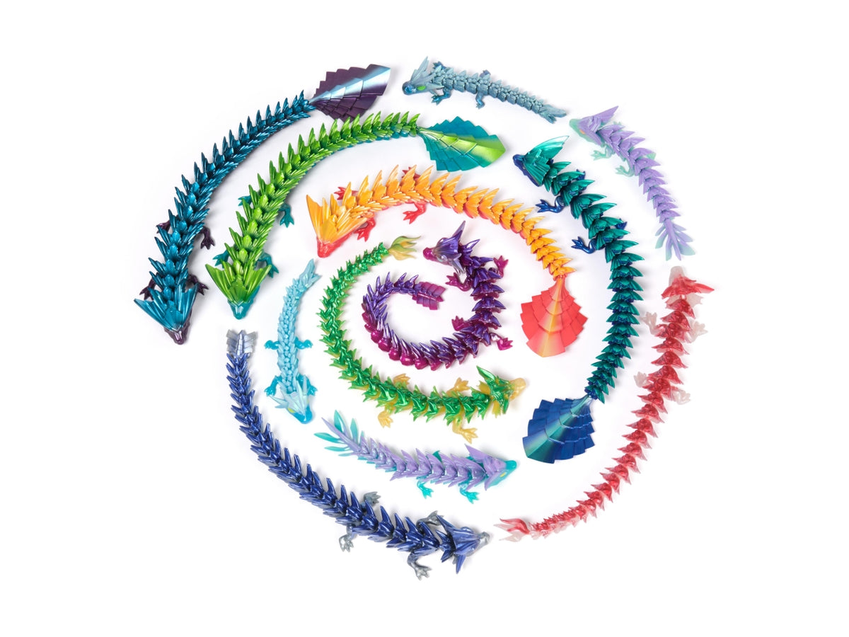 Crystalynx dragons 6 uova assortiti