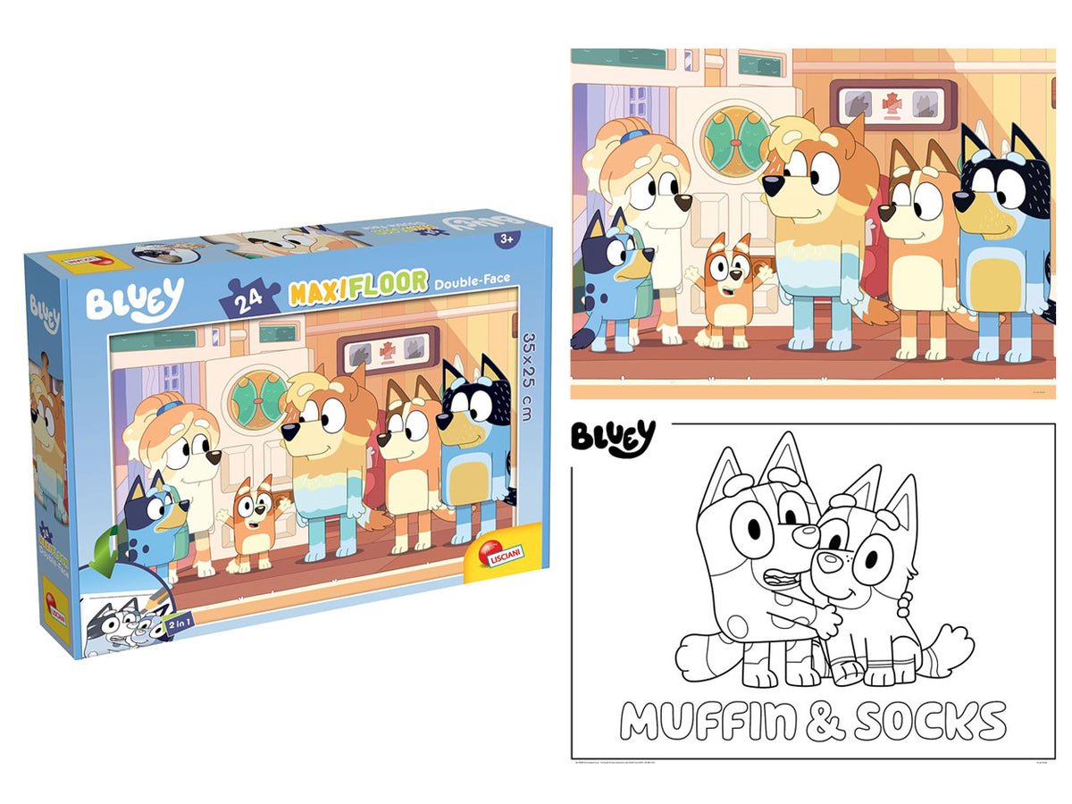 Bluey puzzle df maxi floor 24