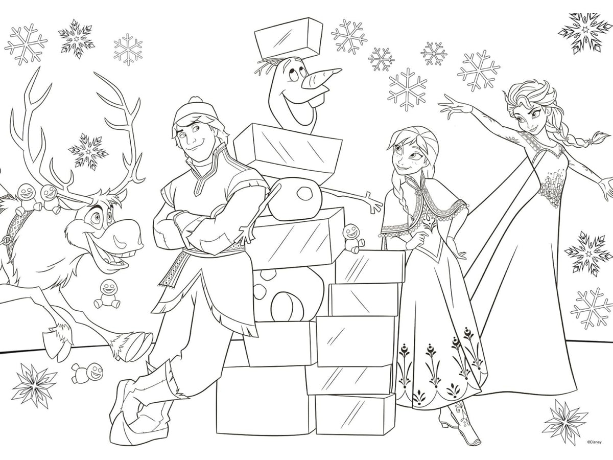 Disney puzzle df maxi floor 35 frozen