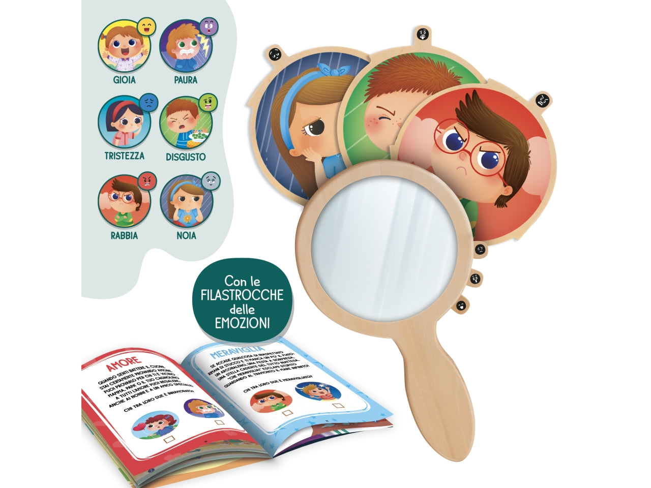 Montessori specchio specchio delle emozioni