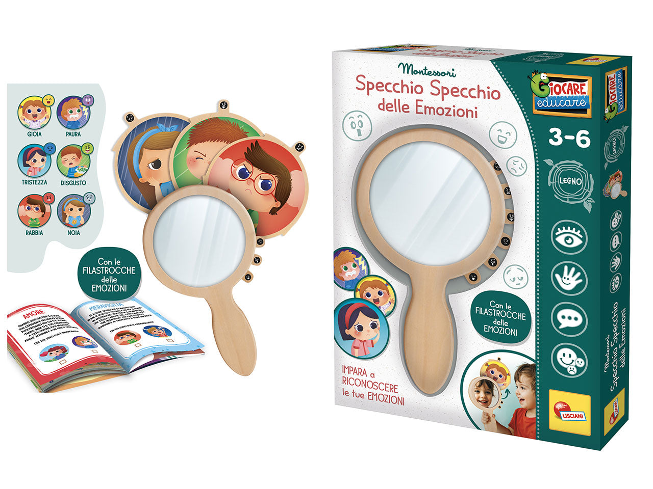 Montessori specchio specchio delle emozioni