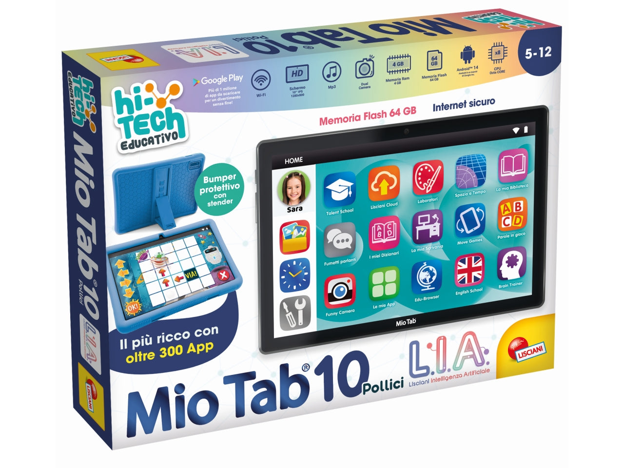 Hi tech educativo mio tab 10" l.i.a.